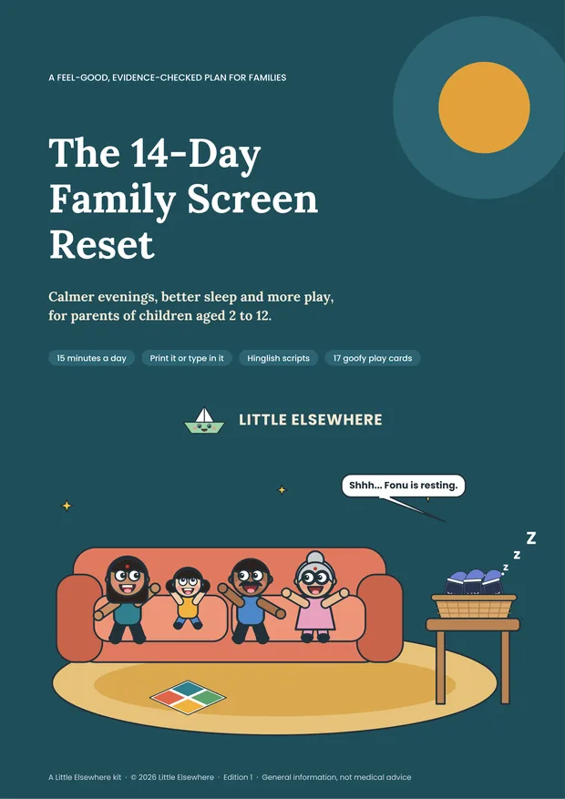 The 14-Day Family Screen Reset: The cover