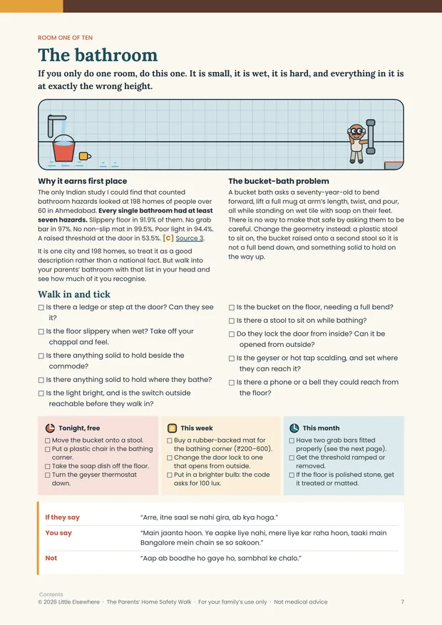 The Parents’ Home Safety Walk: The bathroom: what to look for